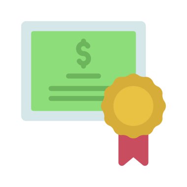 Bağ Kalitesi simgesi basit vektör çizimi