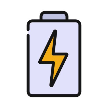 Hızlı şarj edilen simge vektör illüstrasyon tasarımı