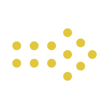 ok simgesi vektör illüstrasyonu