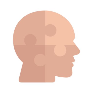 Çözülmüş Akıl Bulmacası konsepti resimleme 