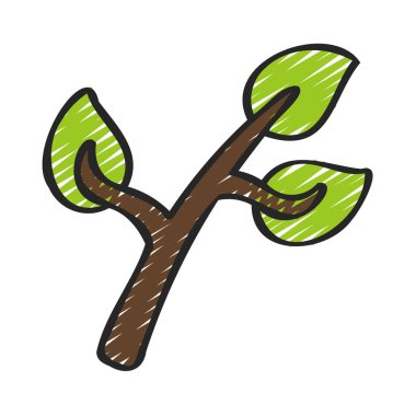 ağaç web simge vektör çizim