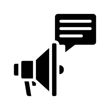 İleti simgesi, vektör illüstrasyonu yay  