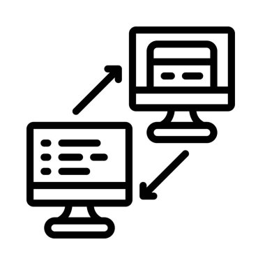 Web simgesi, vektör illüstrasyonunu serbest bırakmak için kod                                                   