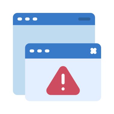 Web sitesi simgesi, vektör illüstrasyonu basit tasarım