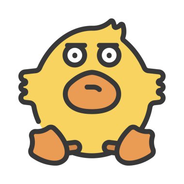 Karışık Simge Basit Vektör İllüstrasyonu