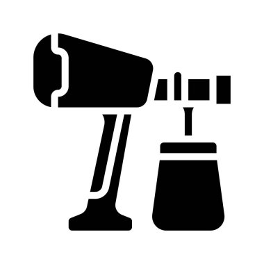 Ray Gun web simgesi vektör illüstrasyonu