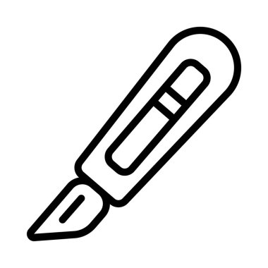 Neşter ağ simgesi vektör çizimi