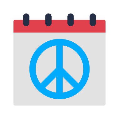  Barış İşareti vektör çizimi tasarımı