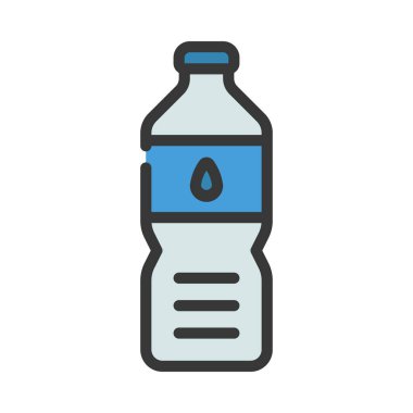 Şişelenmiş Su vektörü illüstrasyon tasarımı