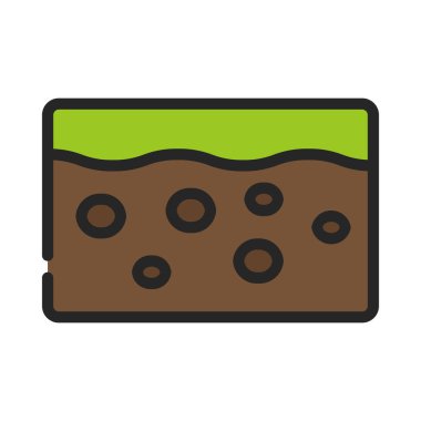 Yer Simgesi Basit Vektör İllüstrasyonu