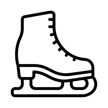 Buz Pateni ikonu vektör çizimi tasarımı