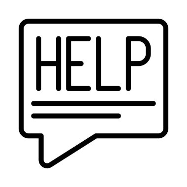 İleti Bubble simgesi resimleme arka planına yardım et 