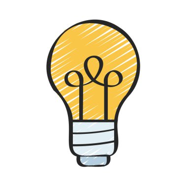 ampul simgesi vektör illüstrasyonu 