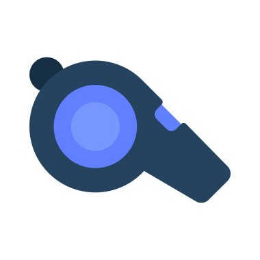 Islık simgesi vektör çizimi tasarımı