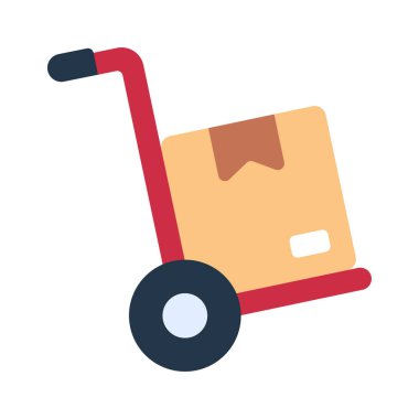 Teslimat kutusu vektör simgesi 