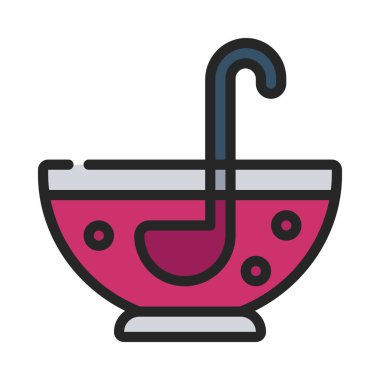 Kase Simgesi Basit Vektör İllüstrasyonunu Yumrukla