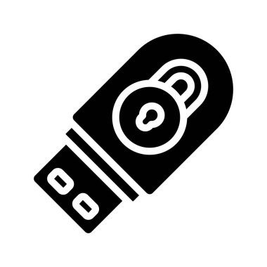 usb çubuk simgesi vektör illüstrasyonu