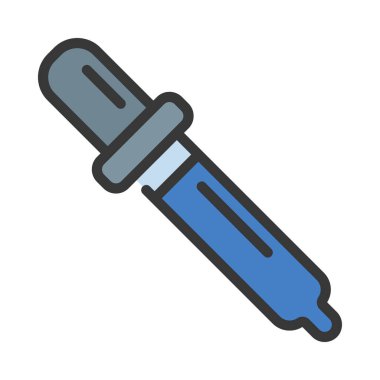 Göz Ayıklayıcı Simgesi Basit Vektör İllüstrasyonu