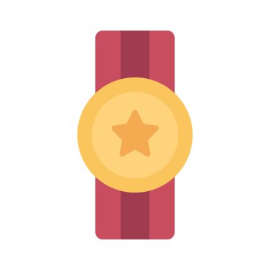 Grup Ödülü vektör düz renk simgesi 