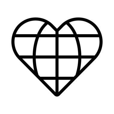 Sanal Yaşam web simgesi vektör illüstrasyonu