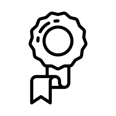  Ödül ikonu. Beyaz arkaplanda izole edilmiş vektör illüstrasyonu.