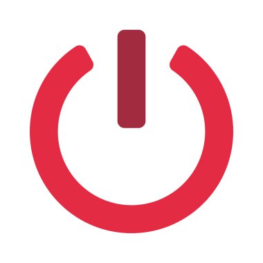 Güç Web simgesi vektör illüstrasyonunda