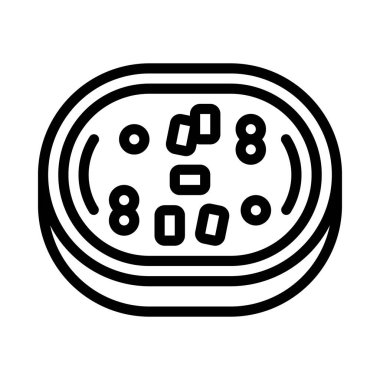 Poker Tablosu Web simgesi vektör çizimi