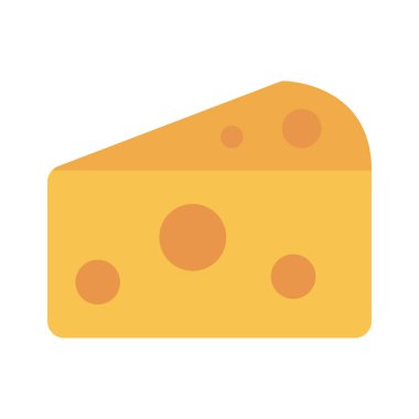 Peynir Wedge web simgesi vektör çizimi