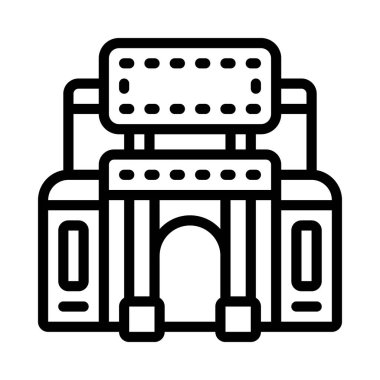 Casino web simgesi vektör illüstrasyonu