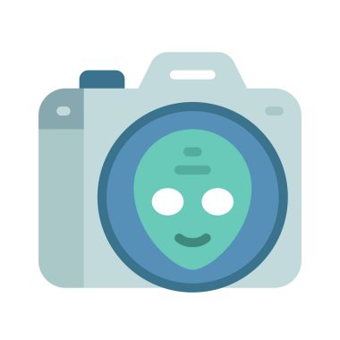 uzaylı ağ simgesi vektör illüstrasyonu