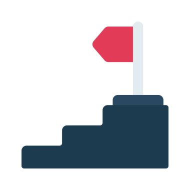 Kariyer Adımları Web simgesi vektör çizimi