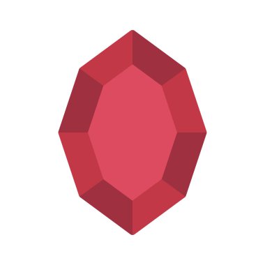 Gemstone web simgesi vektör illüstrasyonu