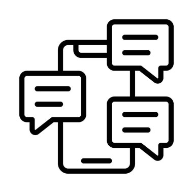 Cep Telefonu İletisi Web simgesi vektör illüstrasyonu