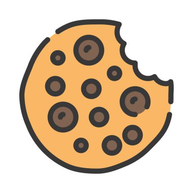 tatlı kurabiye vektör illüstrasyon tasarımı