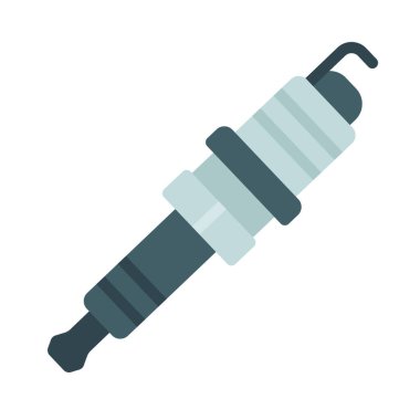 buji simgesi, vektör illüstrasyonu basit tasarım