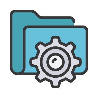 Dizin ikonu vektör illüstrasyonu