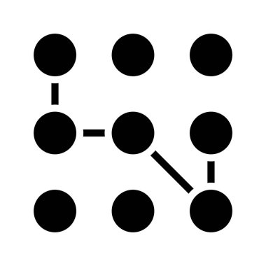 Karmaşıklık Simgesi Basit Vektör İllüstrasyonu