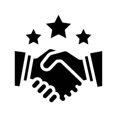 El sıkışma simgesi, vektör illüstrasyonunu gözden geçir 