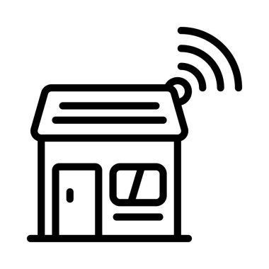Smart Home icon, vector illustration 