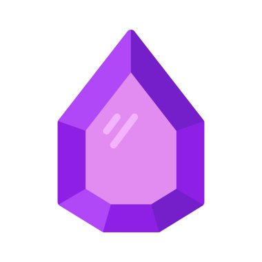 Gemstone web simgesi vektör illüstrasyonu