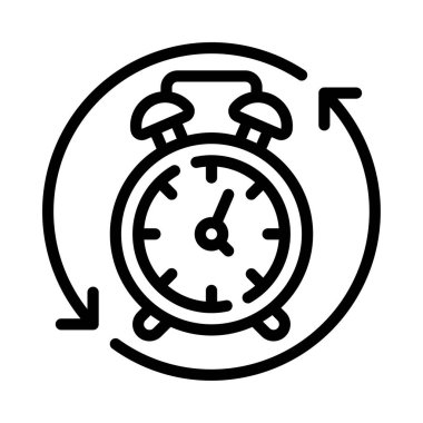 Saat Ağı ikon vektör illüstrasyonunu Yuvarla