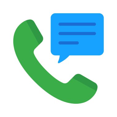 telefon çağrısı web simgesi vektör illüstrasyonu