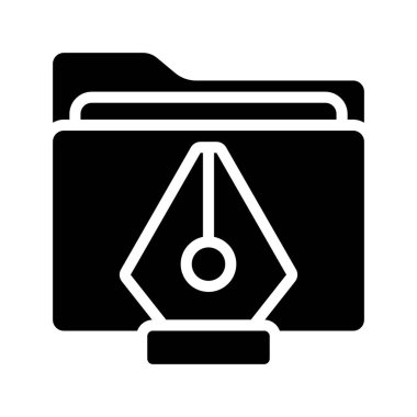 Vektör Dizin simgesi, vektör illüstrasyonu 