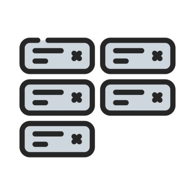 Metin Simgesi Basit Vektör İllüstrasyonuComment