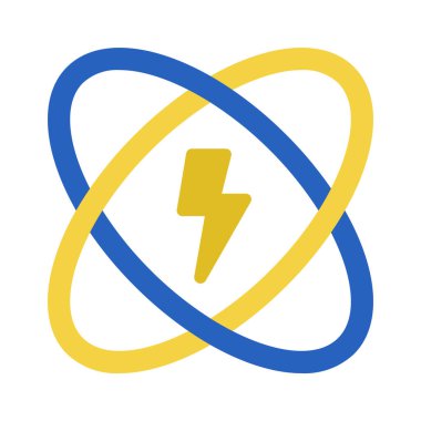 Enerji Bilimi Web simgesi, vektör illüstrasyonu         