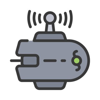 Canlı Yayın Oyunu Web simgesi vektör illüstrasyonu