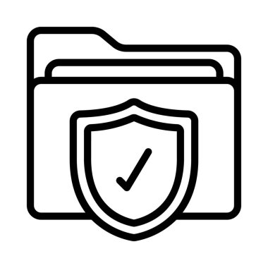 Güvenli Dizin vektör çizimi