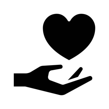 Sevgi simgesi, vektör illüstrasyonu ver