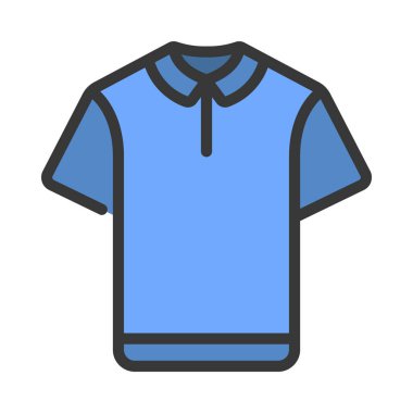 Polo Top web simgesi vektör illüstrasyonu