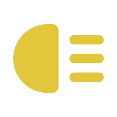 Işık İşareti Web simgesi vektör çizimi